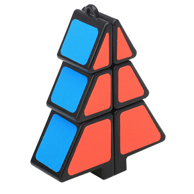 

Siaonvr Magic Cube 1X2X3 Christmas Tree Cube Puzzle Ultra-Smooth Magic Puzzle Xmas Gifts