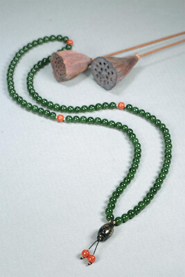 

WANYANSHAOHUA Russian Hetian Biyu pendant decoration jewelry 18339-8066