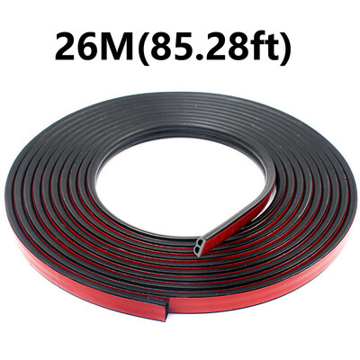 

1pc 26m Car Seal Strip Foaming Material Trim Type B Shape Doors Reduce Noise