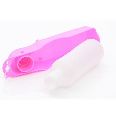 

New Popular Portable Pet Drink Water Bottle Bowl Water Dispenser Foldable Plastic Feeding Dog Cat Travel Outdoor Pet Water Bottle