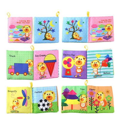 

〖Follure〗New Soft Cloth Baby Intelligence Development Learn Picture Cognize Book