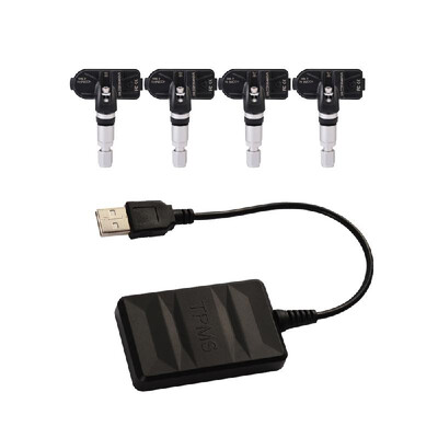 

USB TPMS Tire Pressure Monitor for Android Navigation Tire Pressure Monitoring Alarm SystemWireless Digital Transmission TPMS Sen