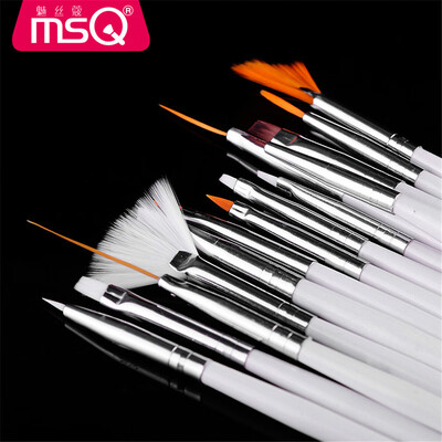 

〖Follure〗MSQ 15pcs Nail Art Designing Painting Dotting Detailing Pen Brushes Bundle Set