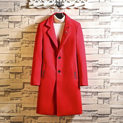 

Toponeto Mens Autumn Winter Casual Coat Long Sleeved Large Size Lengthened Jacket
