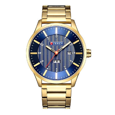 

CURREN 8316 Men Watch Quartz Brand Watch Wristwatch Calendar Time Display Stainless Steel Watch