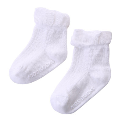 

Little Baby Girl Princess Solid Socks Cotton Newborn Short Stock Solid Autumn Summer
