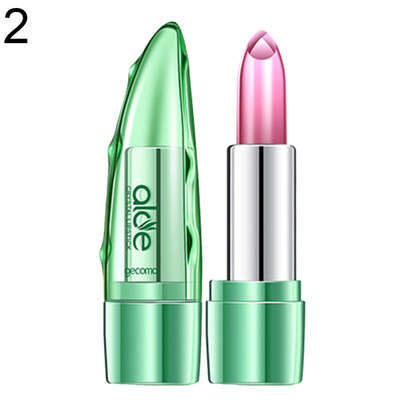 

35g Aloe Vera Gel Jelly Lip Cream Balm Moisturizer Color Changing Lipstick