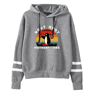 

New Autumn Winter Fashion Women Teen Girl Printed Hoodie Noot Noot Motherfers Hooded Sweatshirt Pullover Tops