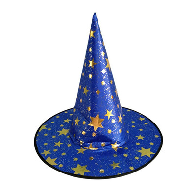 

Children Halloween Constume Cosplay Clothing for Witch Set HatPoncho&HAT Star printing Night Party Fancy Dress Carnival