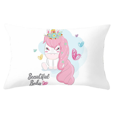 

Personalised Cartoon Animal Party Gift Pillowcase Birthday Present Cushion Cover