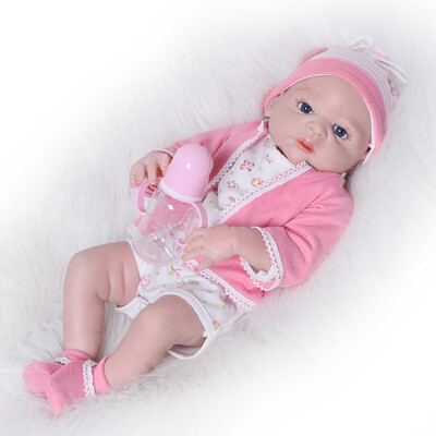 

Full Silicone Vinyl Reborn Baby Dolls 11 Mini Lifelike Reborn Bonecas Menina 27 cm Sleeping Bebe Toy Realista Kids Playmates
