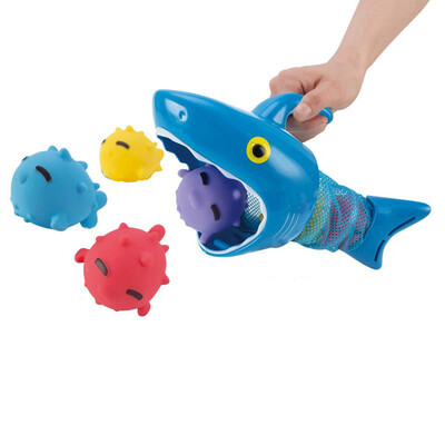

YIWULAShark Bath Toy Kids Bathing Toys Wash Play Cartoon Pull Educational Toys