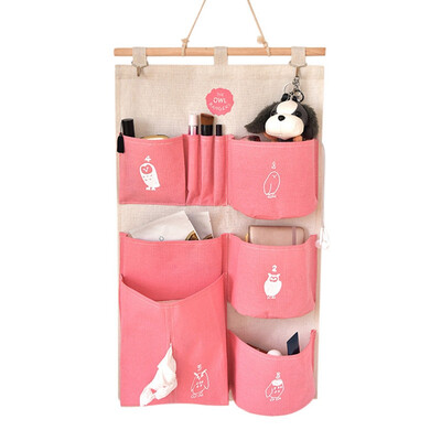 

Multi-grids Storage Hanging Bag Wall Hanging Organizer Storage Bag Containing Toys Decor Pocket Pouch Portable
