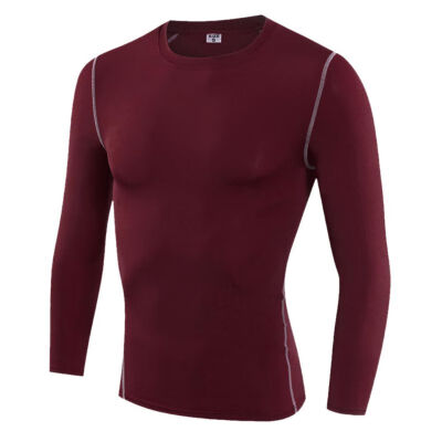 

New Arrival Men Plush Base Layer Long Sleeve Thermal Underwear Tops Winter Undershirt