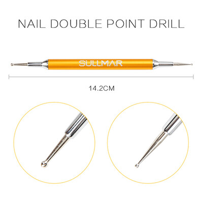 

〖Follure〗Double-end Drill Point Dotting Pens Nail Art Spot Dotter Manicure Tools