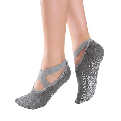 

Ladies Anti Slip Yoga Socks Bandage Sports Girls Ballet Dance Socks