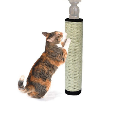 

Sisal Cat Scratching Post Toy For Cats Catnip Tower Climbing Tree Cat Scratch Pad Board Protecting Furniture Foot Natural