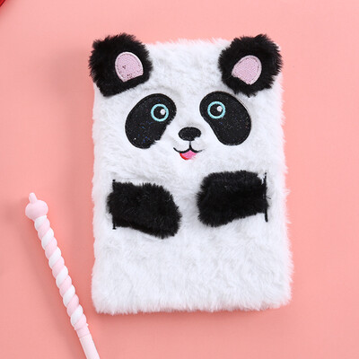 

JPGIF Plush Cartoon Cute Diary Book Notebook Notepad Paper High Quality