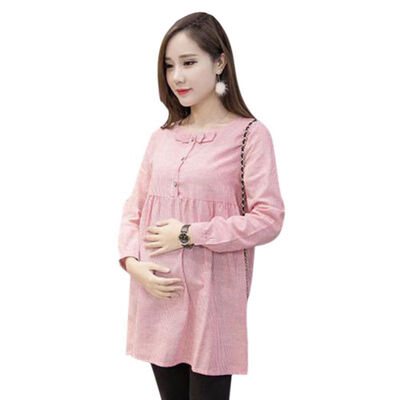 

Pregnant Women Dress Long Sleeve Dress For Pregnancy Women Maternity Shirt Dress