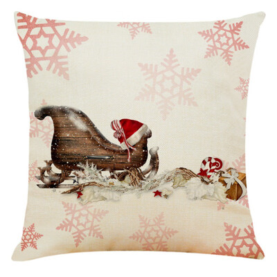 

Christmas Pillow Case Covers Couch Cushion Cover Pillow Cover Modern Xmas Art Patterned Home Decoration Furniture Accessory