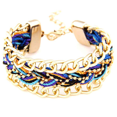 

Women Jewelry Mult-layer Bracelet Europe&The United States Metal Exaggerated Chain Wild Temperament Bracelet Jewelry