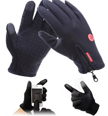 

Waterproof Warm Touch Screen Gloves Fleece Cycling Wrist Gloves Outdoor Sport
