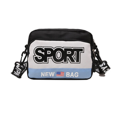 

Korean Style Women Girl Nylon Sport Letters Pattern Zipper Closure Crossbody Shoulder Bags Camera Handbag