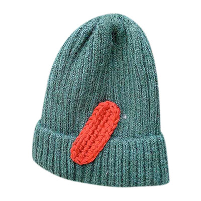 

Winter Warm Newborn Boys Girls Cute Autumn Winter Warm Kids Baby Clip Design Hats Wool Hemming Caps