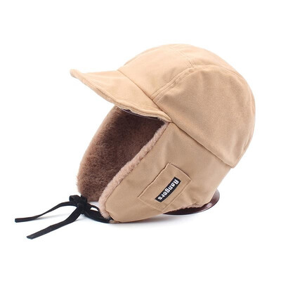 

Women Trapper Hat RANGERS Letter Embroidery Earflap Solid Color Windproof Trooper Winter Warm Hat Ushanka
