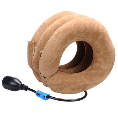 

Portable Thickened PVC Liner Single Tube Cervical Traction Instrument Inflatable Home Cervical Correction Soft Breathable