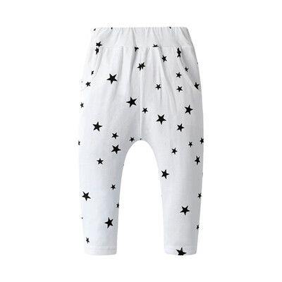 

High Quality Baby Girl Boy Autumn Winter Print Star Clothing Pant Hot Selling Kids Children Fashion Soft Cotton Long Harem Pants