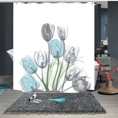 

〖Follure〗Popular Waterproof Shower Curtain With 12 Hooks Printed Bathroom 180x180cm