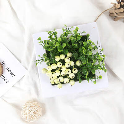 

Artificial succulent plants Imitation fake flowers wood photo frame 3D Decoration Green Wall Hanging home decor