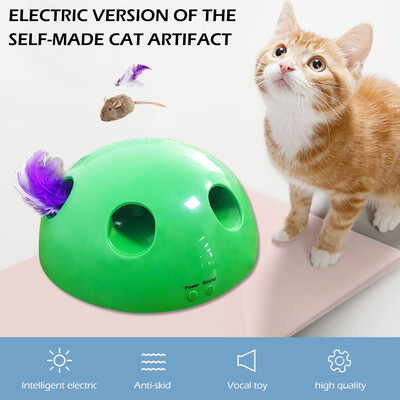 

Automatic Interactive Motion Cat Toy Mouse Tease Electronic Pet ToyWithout battery