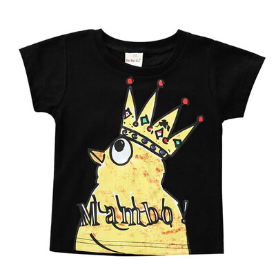 

1-8Y Cartoon Print Baby Boys Star T Shirt For Summer Infant Kids Boys Girls Dog T-Shirts Clothes Cotton Toddler Casual Tee Tops