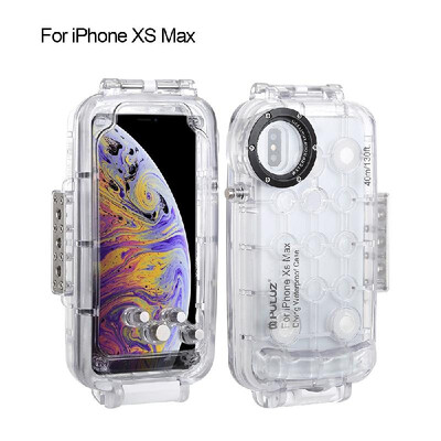 

PULUZ 40m130ft Diving Waterproof Case Smartphone Protective Cover Underwater Housing Case Shock-proof 360° Full Protection for i