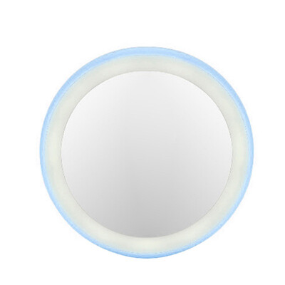 

12 Led Lights Makeup Mirror Polymer Glass Mirror Adjustable Chargeable Cosmetic Mirror