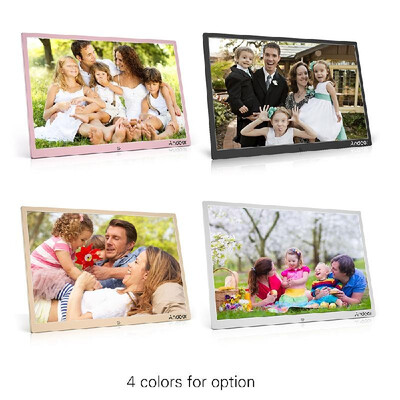 

Andoer 17inch LED Digital Photo Frame 1440 900 Resolution 1080P Advertising Machine Support Random Play Aluminum Alloy with Remo