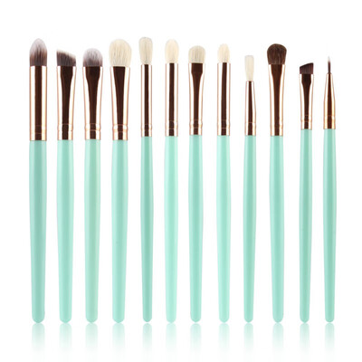 

12 Pcs Makeup Brushes Set Maquiagem Powder Foundation Eyeshadow Eyeliner Lip Cosmetic Brushes LH21