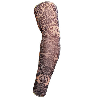 

〖Follure〗Sunscreen Temporary Tattoo Sleeves Body Art Arm Stockings Slip Accessories