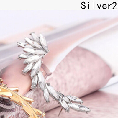 

Women Ladies Causal Crystal Diamond Clip Ear Cuff Stud Women Punk Wrap Cartilage Earring Jewelry Gifts