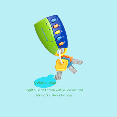 

Gobestart Toy Keys For Toddlers And Baby Toys-Toy Car Keys With Keychains Light And Sound