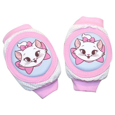 

Lovely Children Boys Girls Cartoon Cat Print Anti-Slip Set Baby Protect Toddler Crawling Knee Pads Elbow Pads 0-3Y