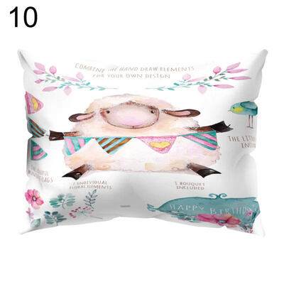 

Cartoon Bear Rabbit Throw Pillow Protector Case Cushion Cover Bedding Articles