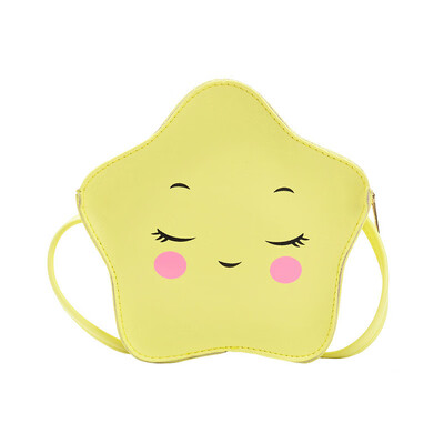 

New Children Cute Five-pointed Star Design Cross-body Handbag Fashion Girls Kids Shoulder Messenger Bag