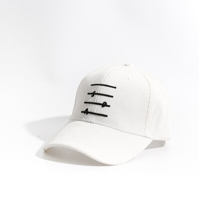 

Fallwinter new hat female letters embroidered corduroy baseball cap Korean student lovers fashion Cap male tide