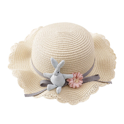 

Summer Newborn Photography Props Baby Girl Sun Hat Baby Hat Cap Cotton Kids Floral Beach Bucket Girls Hats