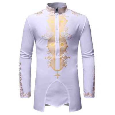 

Tailored Fashion Mens Slim Fit Printed Muscle Tee T-shirt Casual Medium length shirt