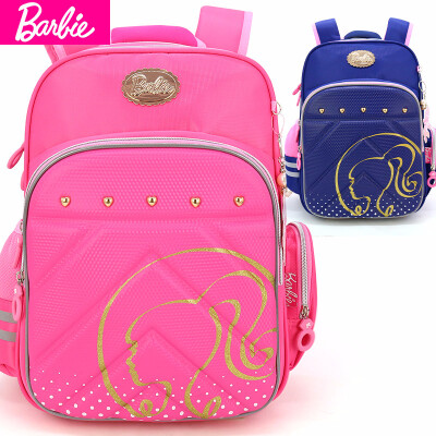 

Barbie school bag schoolgirl new 1-4 grade children backpack ridge cute girl fashion backpack TGBB0052B Navy blue code