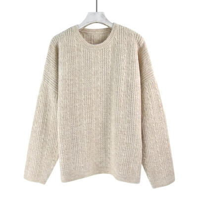 

Fashion Women Loose Sweater O-Neck Female Sweater Knitted Bottoming Tops
